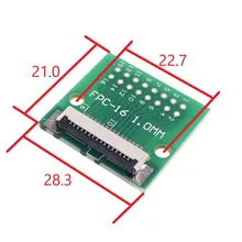 Гибкий плоский кабель FFC FPC 2 шт. переходник 16 Pin 1 0 мм до 54 Шаг P 2x8