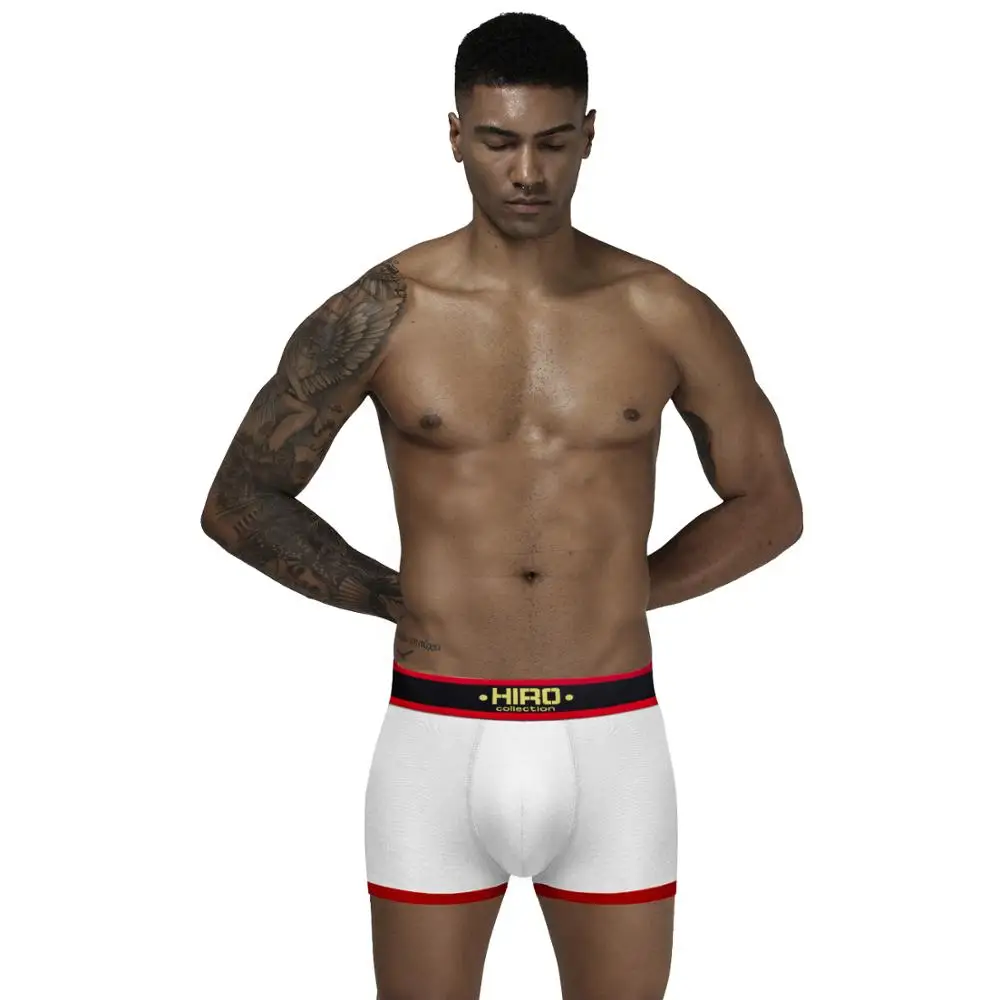 HIRO сексуальное нижнее белье сетчатые трусы боксеры дышащие мягкие хлопковые
