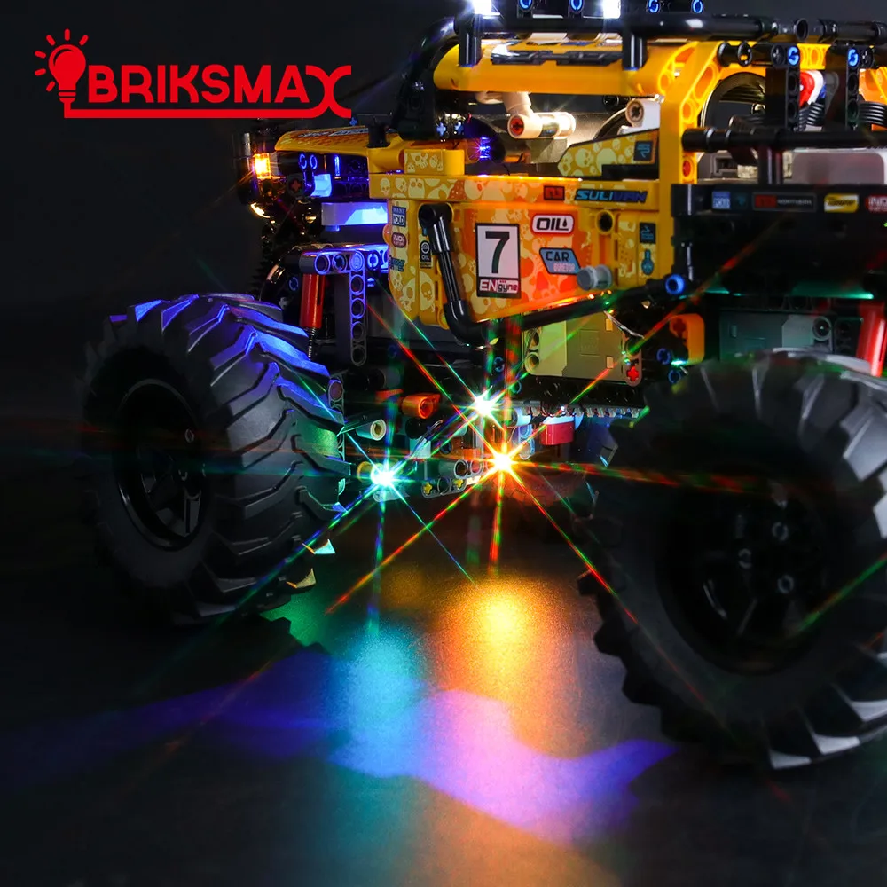 BriksMax светодиодный светильник для Technic 42099 4X4 X-treme Off-Roader светильник ing Set(не включает модель