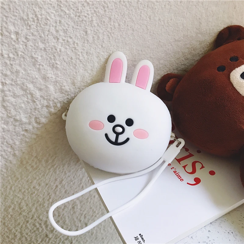 coin purse Мини-молния кредитный держатель для карт наушники держатель для карт маленькая сумка для Airpod чехол для женщин силикагель мультфильм кошелек - Цвет: coin purse