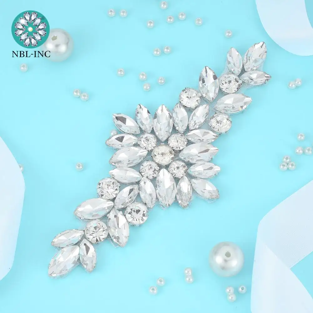 (1 шт.) Свадебные Свадьбы на ремешке По сниженным ценам с серебряными Кристаллы