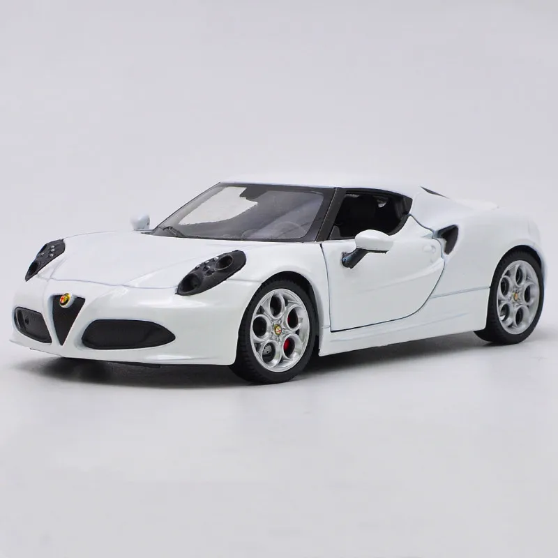 Изысканный 1:24 ALFA Romeo 4C спортивный автомобиль сплав модель моделирование литой