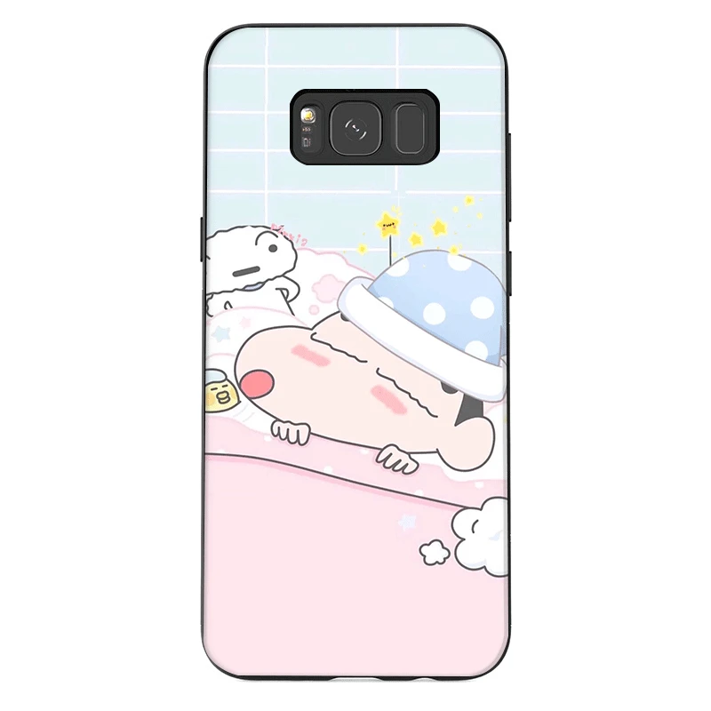 Чехол для телефона samsung J6 A70 A60 A50 A40 A20 A30 A10 A7 A6 A5 A3 A8 A9 крышка с рисунком мультфильма