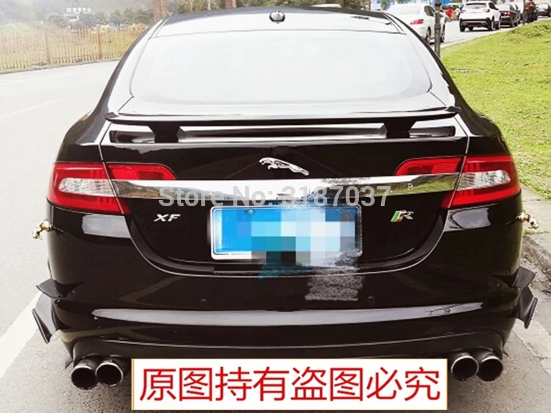 For Jaguar XF 2012 2013 2014 2015 ABS Plastic Unpainted Color Rear Roof Spoiler Wing Trunk Lip Boot Cover Car Styling |