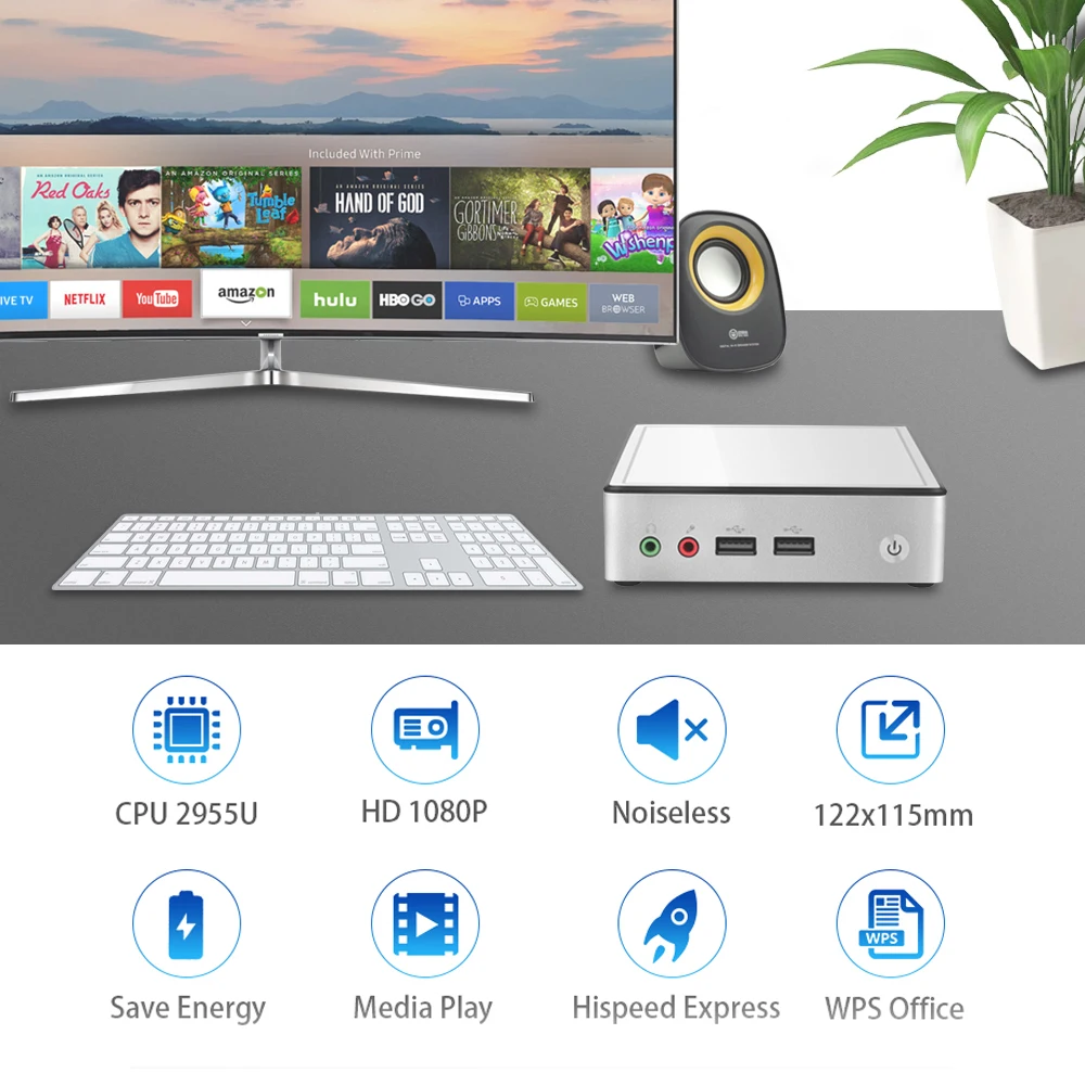 XCY мини-ПК Intel i3 4010y i5 4200y Windows 10 Linux Ddr3l Wi-Fi ультра компактный настольный компьютер Minipc микро ТВ коробка карман