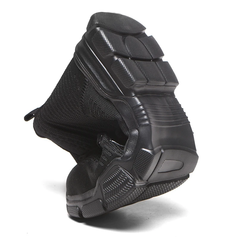 

Plus Size 38-48 Safety Shoes Steel Toe Cap Breathable Lightweight Anti-smashing Stab-resistant Non-slip Casual Site Men's Boots