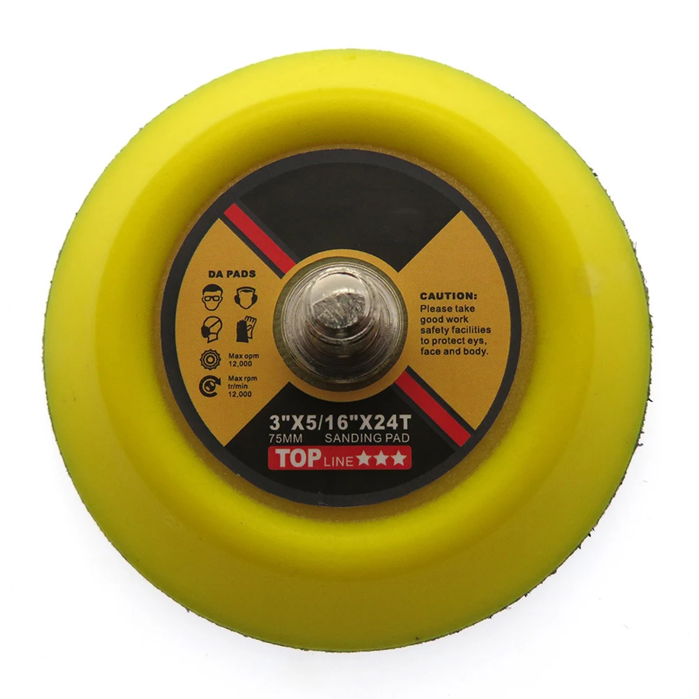 

3 Inch Pneumatic Polishing Disc Adhesive Sponge Buffing Disc Sanding Wheel M8 Polishing