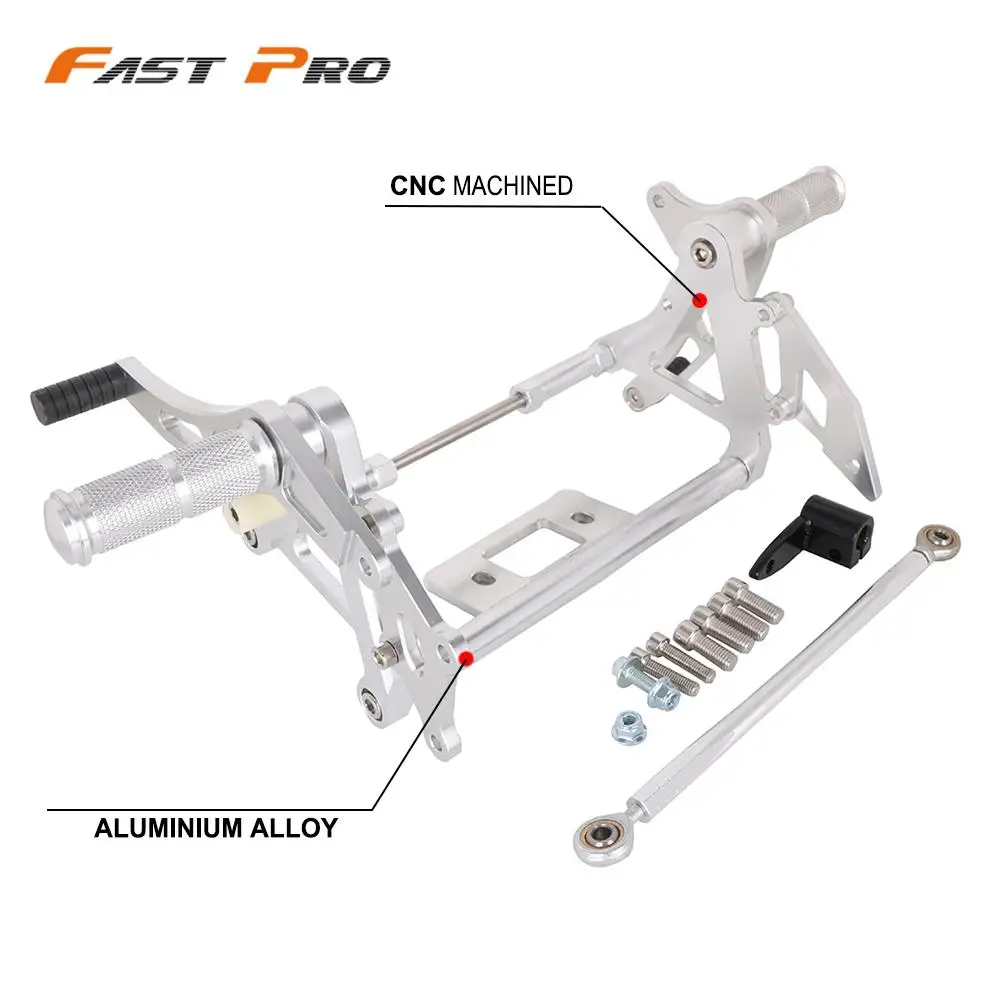 

Motorcycle CNC Adjustable Billet Foot Pegs Pedals Rest Footpegs For HONDA Z50 Z 50 Monkey