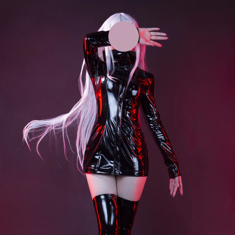 

Парик женский для косплея из кожи, униформа для вечеринки, Карнавальная одежда, Gojo Satoru, Gojo Satoru