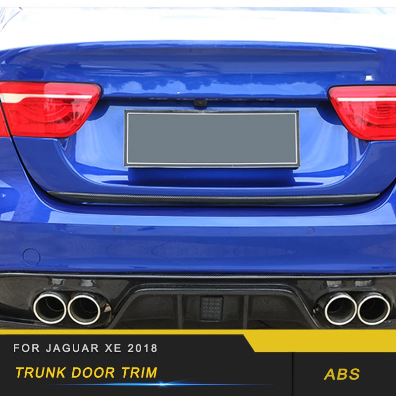 Автомобильный Стайлинг обшивка багажной двери отделка задней наклейки крышки