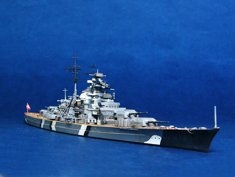 1/700 scale World War II Germany Bismarck Battleship Plastic Model 4d Assembly kit Toys for adult Collection | Игрушки и хобби