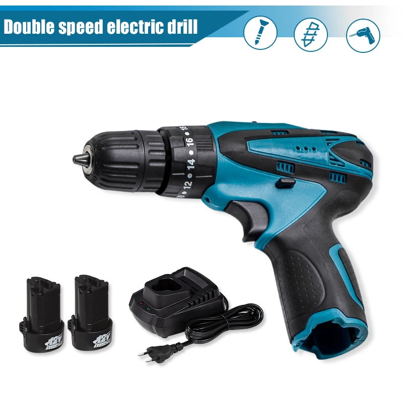 

12V 32N.m Electric Drill Cordless Screwdriver Lithium Battery Torque Mini Drill Cordless Screwdriver For Makita 12V Battery