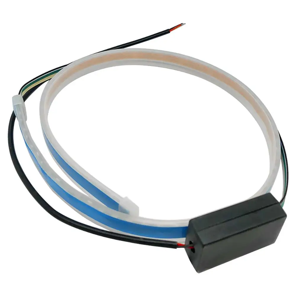 1 шт. ультратонкая двухцветная автомобильная светодиодная лента для дневных