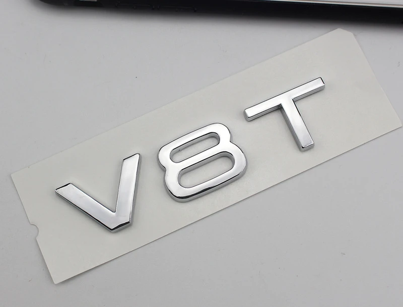 1 шт. 3D ABS V6T V8T V10 W12 эмблема крыла боковой задний багажник значок автомобильные