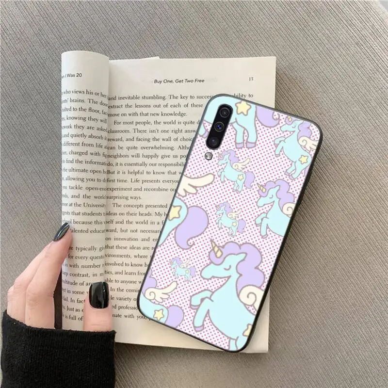 

Unicorn pink rainbow cartoon Phone Case For Samsung galaxy A S note 10 7 8 9 20 30 31 40 50 51 70 71 21 s ultra plus