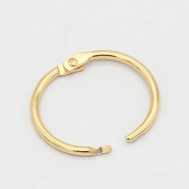 Золотистый открывающийся круглый металлический альбом фотоальбом