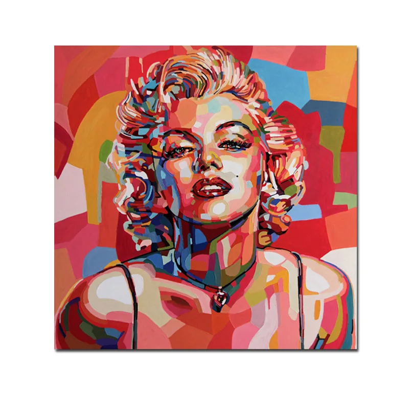 Marilyn Monroe1 Поп-арт, сексуальный красный холст с Мерилин Монро, художественный принт и плакат, портрет, картина маслом, современный холст, напечатанный Настенный декор для спальни - Цвет: Marilyn Monroe1
