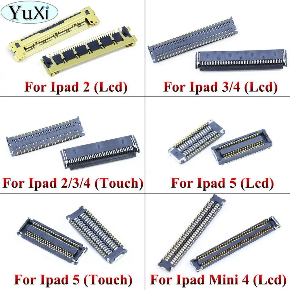 Коннектор для ПК YuXi с сенсорным ЖК дисплеем iPad 2 3 4 5 материнская плата Ipad Mini