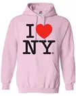 Толстовка с надписью I Love New York для взрослых