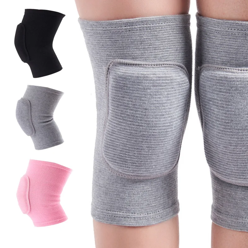 

1PC Sports Compression Knee Pads Elastic Knee Protector Thickened Sponge Knee Brace Support for Dancing Workout Training