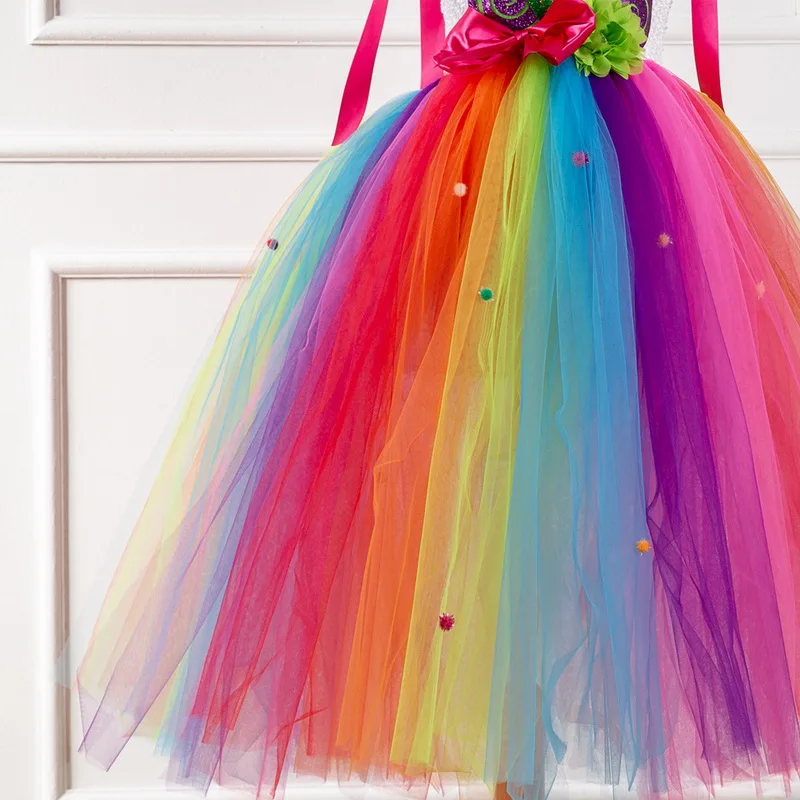 Princess Girls Candy Dress With Hairhoop Children Birthday Wedding Party  Fancy Long Dresses Kis Frocks for 2-10 Years Girl