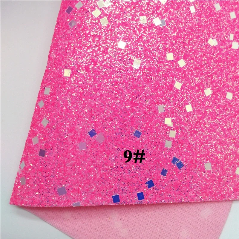 9 Glitterwishcome 21X29 см А4 Размер синтетическая кожа, неоновая массивная блестящая кожа, искусственная ткань из искусственной кожи винил для бантов, GM562A - Цвет: 9