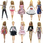 NK 10 шт.компл. кукла горячая Распродажа наряд модная одежда Повседневные Вечерние платья костюмы для куклы Барби подарок Детская игрушка кукла одежда