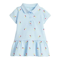 little maven frocks for girls summer baby girl children clothes toddler cotton strawberry unicorn print dress for kids 2 7 years