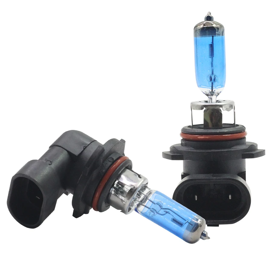 Cawanerl 2 пары 100W 9005 + 9006 автомобильные галогеновые лампы для фар 4300 К головной