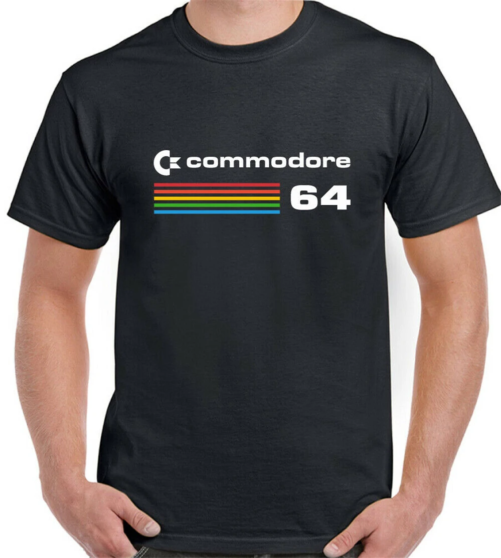 Commodore 64 Ретро футболка мужская и женская 80 игровая консоль Классическая ПК