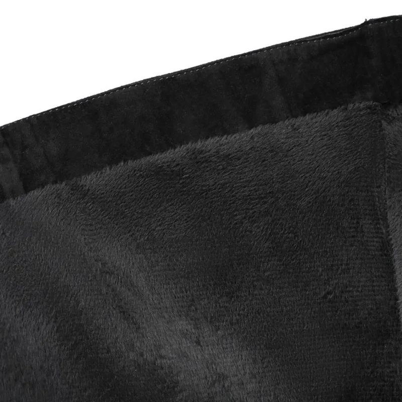 

2021 Autumn Winter Knee-high Boots Elastic Chunky Thick Heel Long Boots Female New Fashion Zipper Metal Decoration Shoes