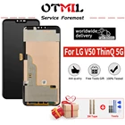 Оригинальный OLED-дисплей 6,4 дюйма для LG V40 V50, ЖК-экран с рамкой и дигитайзером для LG V40 ThinQ V400N V50 ThinQ 5G, ЖК-дисплей с сенсорным экраном