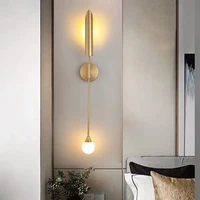 creative personality aisle staircase metal light wall lamp post modern nordic living room bedroom aisle bedside wall lamp