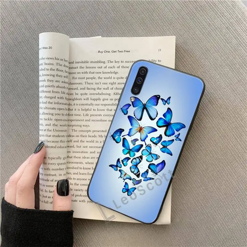 

0 butterfly bling Phone Case For Samsung A40 A31 A50 A51 A71 A20E A20S S8 S9 S10 S20 Plus note 20 ultra