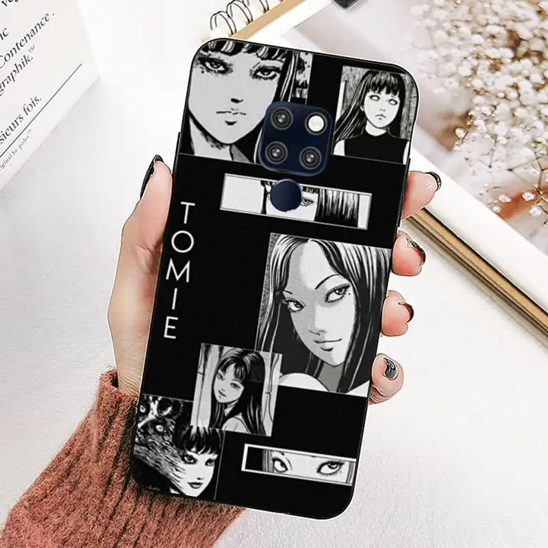 

Anime Japan Junji Ito Tees Horror Phone Case for Huawei Mate 10 20 lite pro Y 5 6 7 8 9 prime 2019