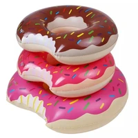 607080cm inflatable donut swimming ring pool float beach sea party water sport adult kid swimming training to prevent drowning