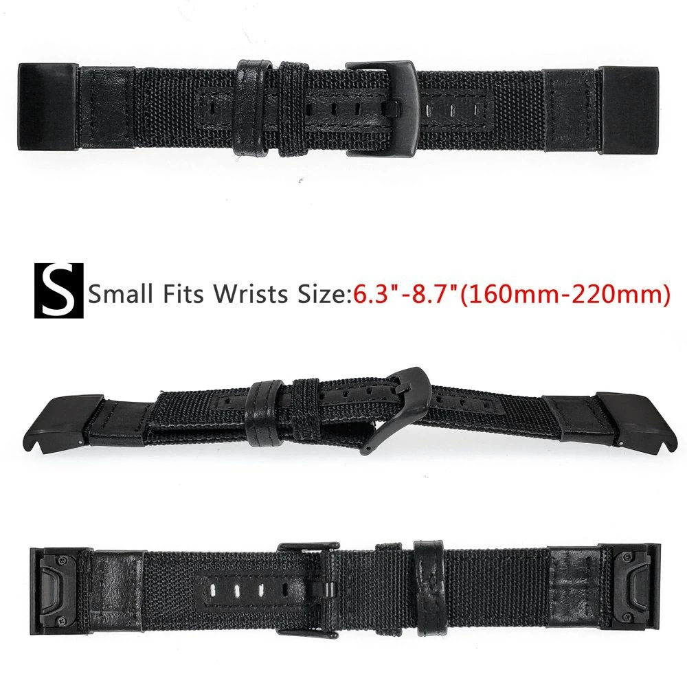 Ремешок для часов нейлоновый Garmin Fenix 5/5 Plus/Instinct/Quatix 5 22 мм|Смарт-аксессуары| |
