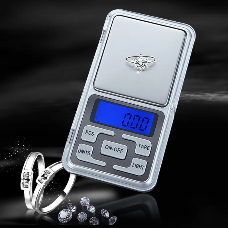 Весы Junejour100/200/300/500g Карманные электронные цифровые Точность 0 01 г мини-весы для