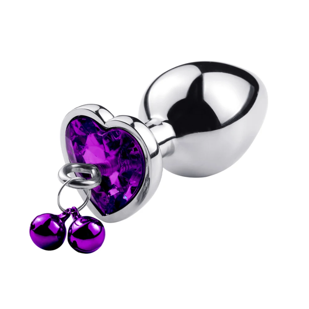Металлическая Анальная пробка с колокольчиком Эспандер для секса мужчин и