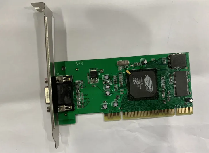 Видеокарта "E ZHOU" EZRCPCI-V01 PCI, карта трейлера ATI Rage XL 8 MB, карта VGA