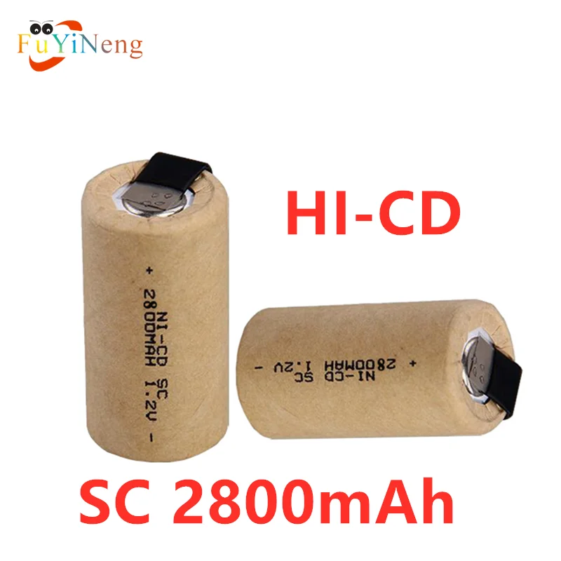 Оригинальная отвертка электрическая дрель аккумуляторы SC 1 2 в 2800 мАч Ni-Cd
