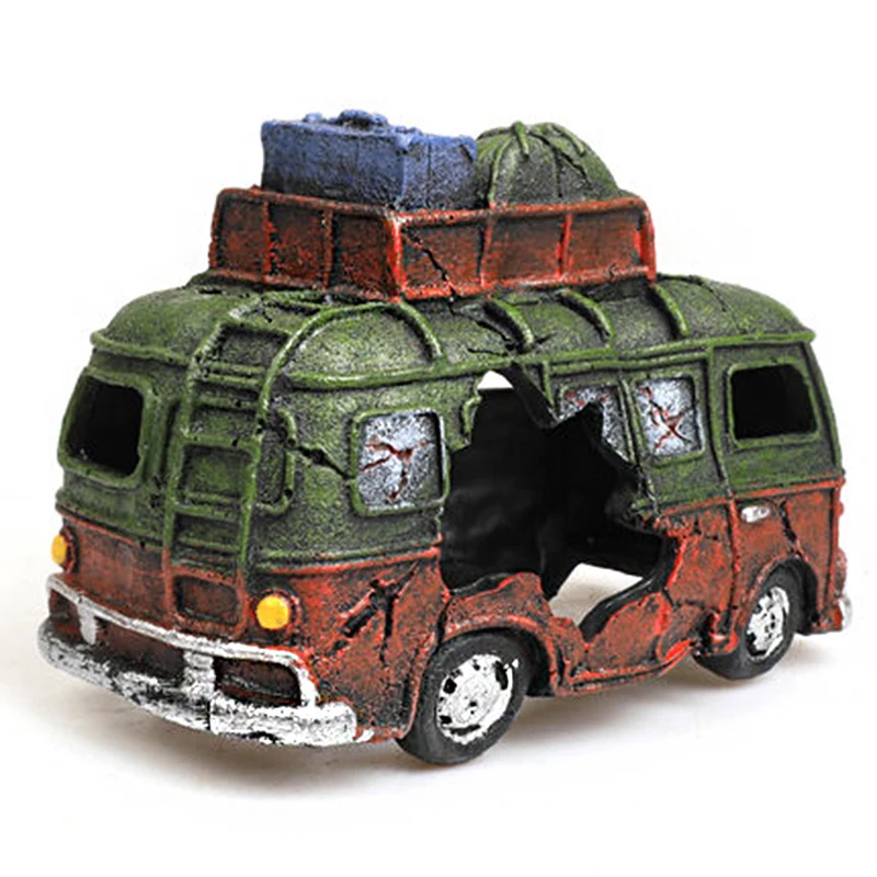 Садок для рыбы Пейзаж украшения раковины домик креветок моделирование морского