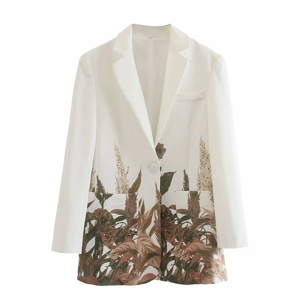 

ZA women's spring and autumn suits Korean style trendy slim jacket youth casual British gradient small suit blazer