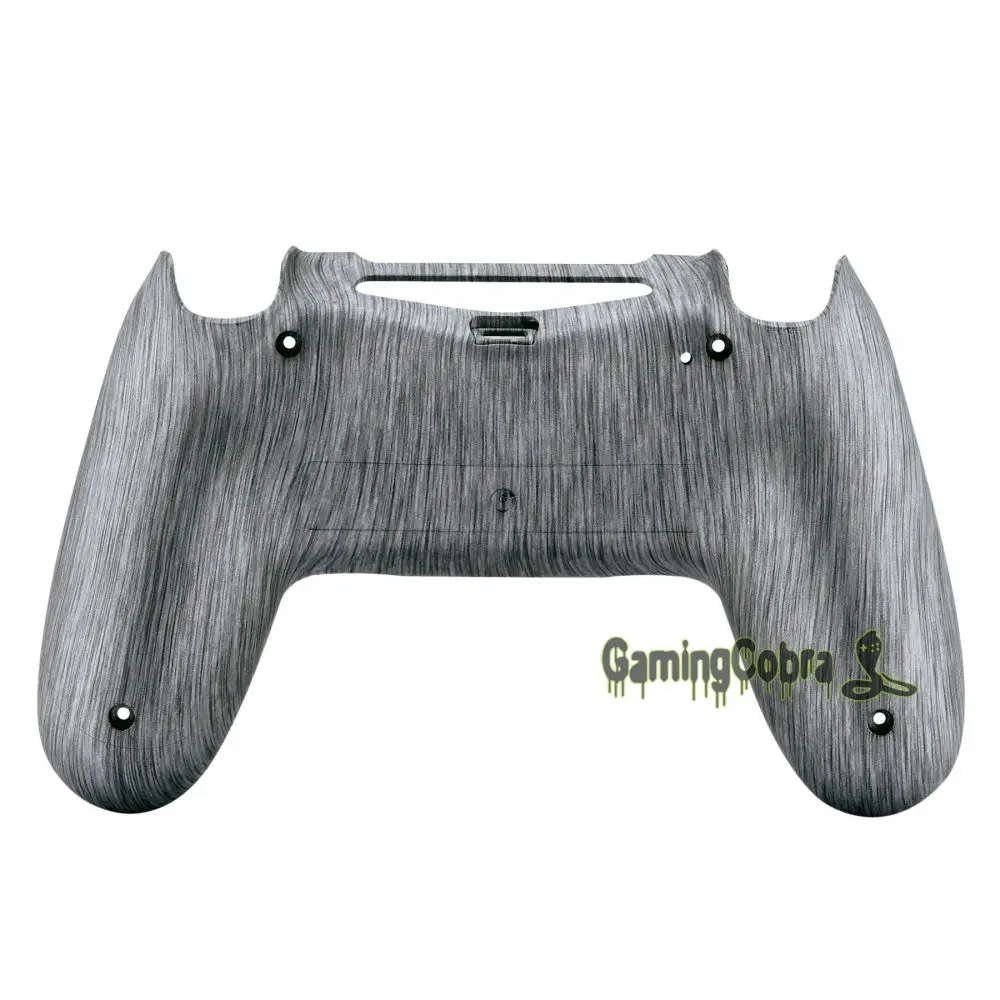 Brushed Silver Изготовленный На Заказ нижняя часть корпуса сзади Корпус чехол запасная часть для PS4 тонкий поляризационный фильтр Pro контроллер JDM-040 JDM-050 JDM-055 - Цвет: Brushed Silver