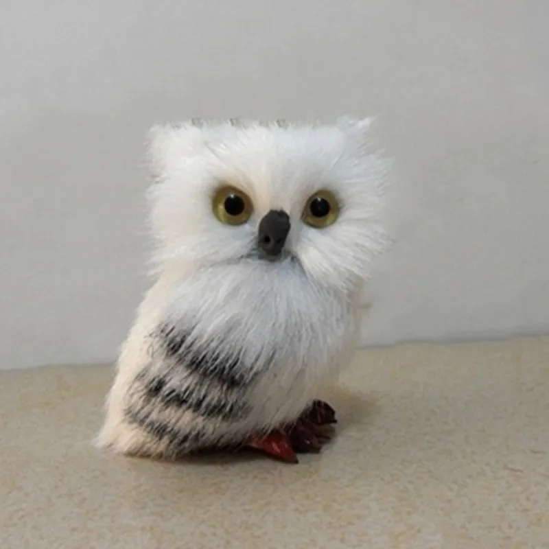 Creative Cute Owl Plush Toys Accessories Kids Gift Handmade Crafts Collection Office Decoration Miniature Figurines | Дом и сад