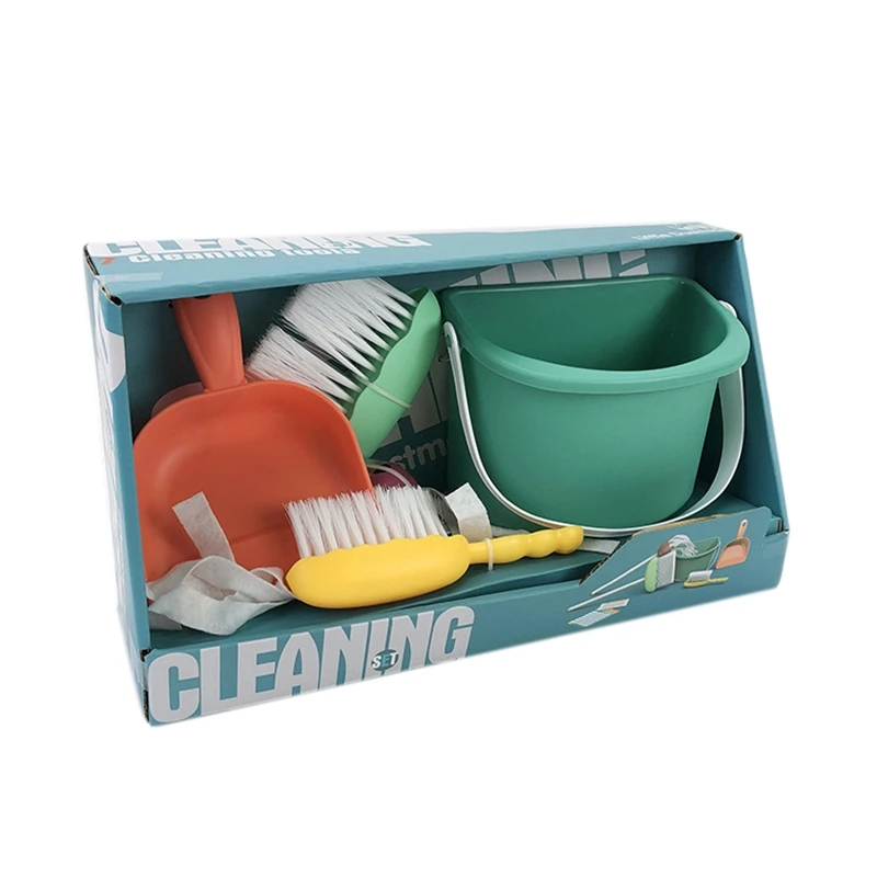 

Children's Educational Simulation Pretend Play House Toy Boy and Girl Training Cleaning Tool Set Top Stuff for Kids