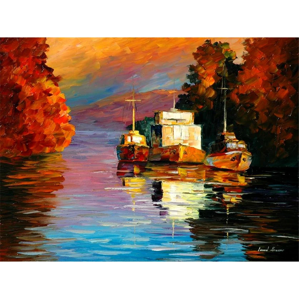 

3D полноразмерная Алмазная мозаика вечернее солнце, алмазная вышивка, полный комплект, домашний декор, рождественский подарок, картина инте...