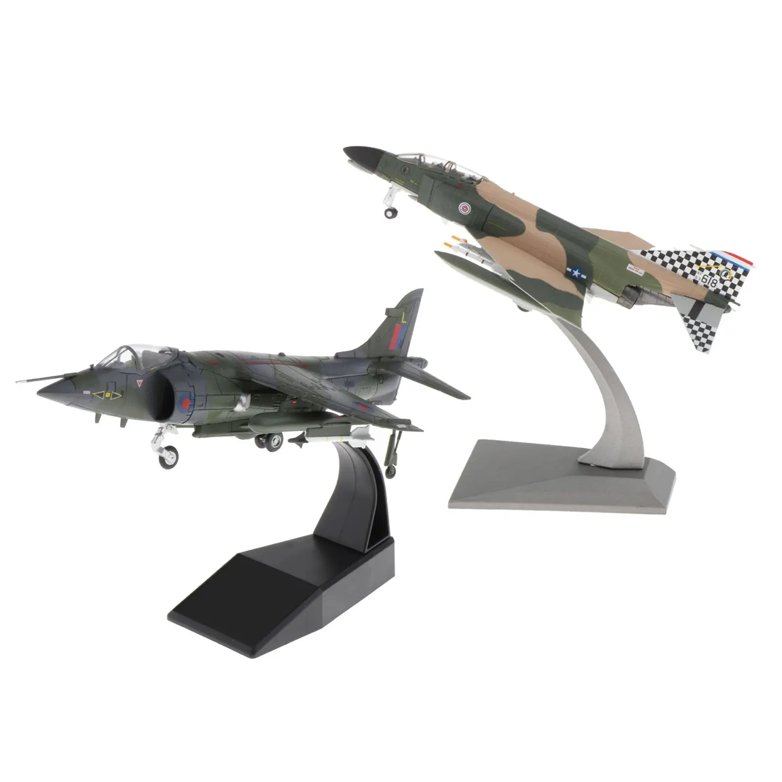 Комплект из 2 предметов 1:100 Масштаб F-4 истребитель & 1/72 Jet модель офисный Декор |