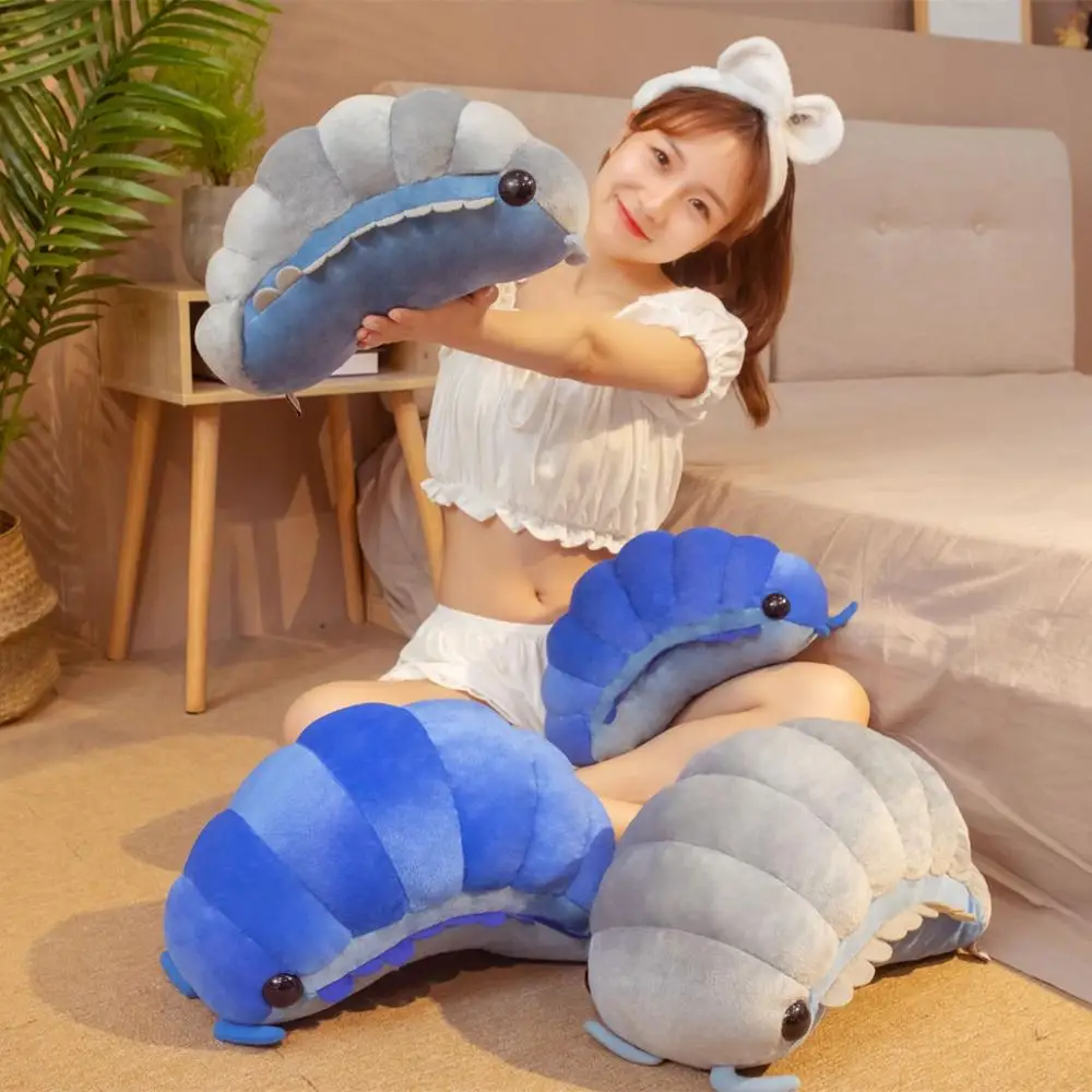 Игрушка плюшевая насекомое 30/50 см таблетка жук набивные мягкие животные подушка