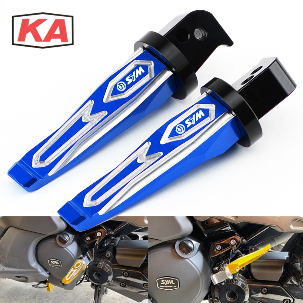 

For SYM MaxsymTL 500 TL500 2020 Hot Deals Motorcycle CNC Foot Pegs FootRest Footpegs Rests Pedals With Logo SYM